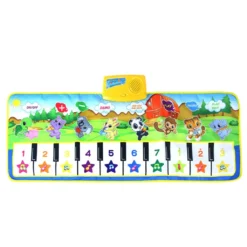 Kinder Klaviermatte, Baby Musikmatte Spielzeug Ab 1 Jahr, Musik Tanzmatte Mit 10 Klaviertasten, Lernspielzeug Geschenke Für Jungen Mädchen Kleinkinder (100 X 36 Cm) -Vidaxlko Verkaufe 6eb5dad98b0d12c13030edd97d5f88bf