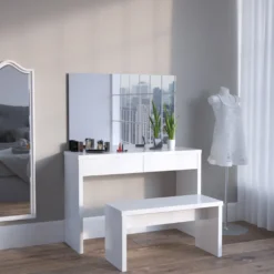 Spiegel Für Schminktisch Kosmetiktisch Schminkspiegel Für Frisiertisch Viola Weiß -Vidaxlko Verkaufe 6f85afc19d8d378bf5b54c7de6d3f533