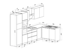 Winkelküche Küchenzeile Küche L-Form Küche Grifflos Weiß 345x172 Cm Respekta 23 Winkelküche Küchenzeile Küche L-Form Küche Grifflos Weiß 345x172 Cm Respekta -Vidaxlko Verkaufe 709dcf66b7ff8908057d849f4f890cb5