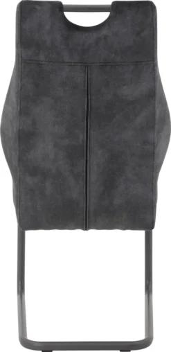 2er Set Esszimmerstuhl Linda - Samtvelour Vintage Anthrazit - Metallgestell Rundrohr Pulverbeschichtung Grau - 140kg Belastbar -Vidaxlko Verkaufe 730d7e1c08efd3bb8592d9300253485b