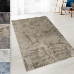 Hochflorteppich Soft Paradise Taupegrau 160 X 240 Cm