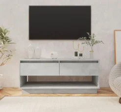 VidaXL TV-Schrank Betongrau 102x41x44 Cm Holzwerkstoff