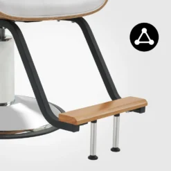 Barberpub Friseurstuhl Mit Kopfstütze, Friseursessel Höhenverstellbar Für Herren Damen, Friseureinrichtung Bedienungsstuhl Zuhause Vintage Retro, Kunstleder, 8261 (Weiß) -Vidaxlko Verkaufe 767f545dfbe1e721a993f039915f8ed3