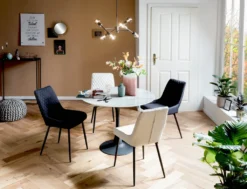 Möbilia Essstuhl Im 2er-Set | Bezug Stoff Beige | Beine Stahl Schwarz | B 52 X T 56 X H 86 Cm | 21020055 | Serie STUHL -Vidaxlko Verkaufe 76e43e5a768ec286d15c0c6ef10809a3