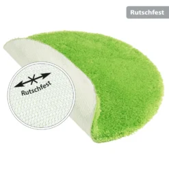 PANA® Flauschige Hochflor Badematte - Versch. Größen, Formen & Farben, Farbe:Grün, Größe:rund 90cm -Vidaxlko Verkaufe 78070e8de401a07ea3a11b55130bc0b7