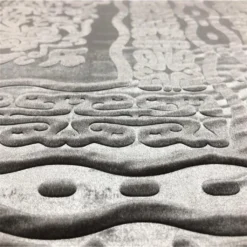 Seidenteppich Kaskaden-Design 5er Set Hellgrau Dunkle Schattierung -Vidaxlko Verkaufe 78f31f763266db681f9fa70ad3aa910e