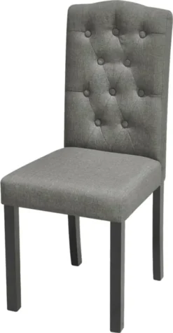 VidaXL Esszimmerstühle 6 Stk. Grau Stoff -Vidaxlko Verkaufe 7a4d463de3afe962135c4af7f8ed7db9