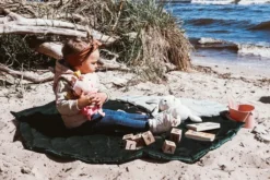 Bellochi Spielmatte Für Baby Und Kinder - Dunkelgrün - 138x120 Cm - Universal Spielteppich Zum Krabbelnlernen - Für Innen- Und Außenbereich - Weiches Veloursstoff - Blattform -Vidaxlko Verkaufe 7a5d98bc5bccf44c3bd77bbb748692c4