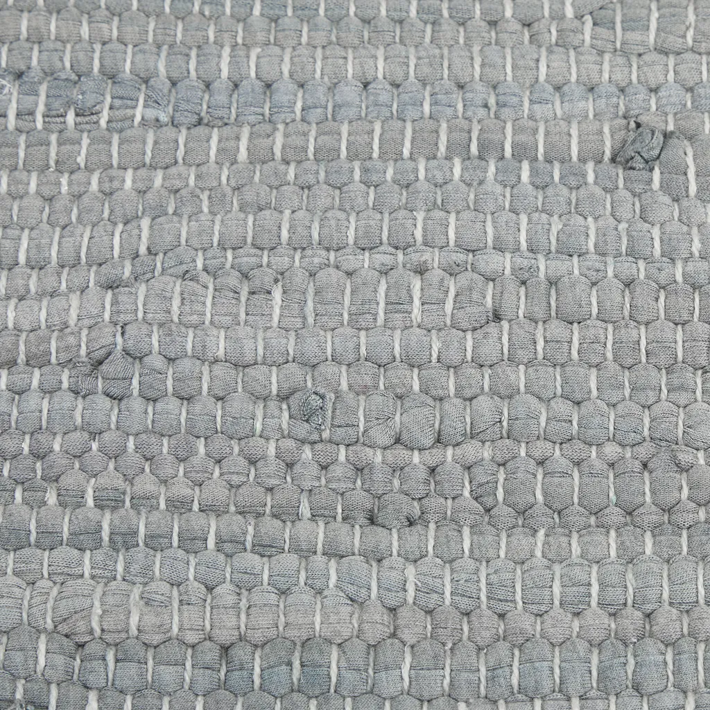 Relaxdays Grauer Flickenteppich Aus Baumwolle 8 Relaxdays Grauer Flickenteppich Aus Baumwolle – Bild 8