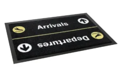 Arrivals/Departures Fußmatte -Vidaxlko Verkaufe 7ba07eaf8b7ba839d0410ffd46d6e7ec