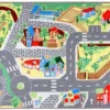 Teppino Spielteppich, Meine Stadt 100 X 150 Cm, Kinderspielteppich