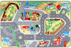 Teppino Spielteppich, Meine Stadt 100 X 150 Cm, Kinderspielteppich