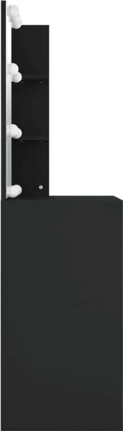 VidaXL Schminktisch Mit LED Schwarz 60x40x140 Cm -Vidaxlko Verkaufe 7e171ba9a0f81d1776f9292a152567e1
