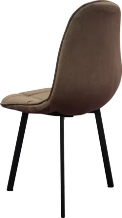 Esszimmerstühle - Esstischstühle In Farb- Und Setvariationen - Pflegeleichte Küchenstühle In Samt- Und Lederoptik - Vielseitig Einsetzbare Esstischstühle Mit Abgesteppter Vorderseite, Farbe:Samt - Taupe, Menge:4 St. -Vidaxlko Verkaufe 821d38d251896b74567af6f9abbebd21