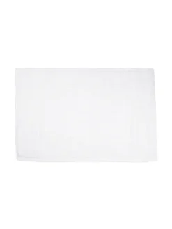 Julie Julsen® Badvorleger Duschvorleger Doppel Rahmen, Farbauswahl:Weiss, Grössenauswahl:50 X 40 Cm