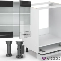 Vicco Küchenzeile Fame-Line Weiß Anthrazit Hochglanz 355 Cm Holzwerkstoff -Vidaxlko Verkaufe 8871e52b015a213881b8a0ffe5e997f3