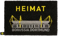 Borussia Dortmund Möbel BVB Fußmatte, 40 X 60 Cm Teppiche Fußball Teppiche Fussballzeit