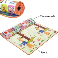 Baby-Krabbelmatte, Baby-Spielmatte Für Den Boden, Große Baumwoll-Lern-Bauchzeit-Matte, Faltbare, Rutschfeste, Superweiche, Gepolsterte Baby-Spielmatte Für Den Spielbereich, Teppich, Fitness-Aktivität Für Kleinkinder, Kleinkinder, Jungen, Mädchen,Stil 1 -Vidaxlko Verkaufe 8a8ca32ca82e2ef0782b04a613d28e50