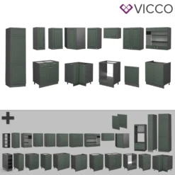 Vicco Eckküchenzeile Fame-Line Anthrazit Grün-Gold Landhaus 227 X 287 Cm Holzwerkstoff 12 Vicco Eckküchenzeile Fame-Line Anthrazit Grün-Gold Landhaus 227 X 287 Cm Holzwerkstoff -Vidaxlko Verkaufe 8ac9c5d0e50dd5b19dba9c3fb06392df