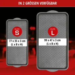 WALSER Mehrzweckwanne Safetray, Universale Kofferraumwanne, Kunststoffwanne, Auffangwanne, Schuhwanne, Ölwanne Small 77x35x3 Cm Schwarz 28100 -Vidaxlko Verkaufe 8afbdb87a1b2ba507d3e24df2862796c