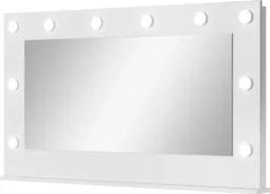 GRAINGOLD Schminktisch Anes - Kosmetiktisch Mit Schubladen - Frisiertisch, Schminkkommode Mit Spiegel - Moderne Jugendzimmer - Weiß -Vidaxlko Verkaufe 8afddd334e84cfa65a310394c565156a