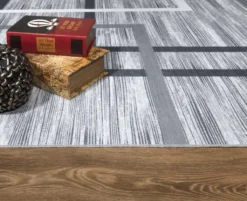 Teppia Teppich Waschbar Rutschfest Küchenteppich Grau Wohnzimmerteppich Eco-1716: Grau / 180x280 -Vidaxlko Verkaufe 8be556365641b3c2cad1a73ba8e0290c