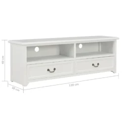 VidaXL TV-Schrank Weiß 120x30x40 Cm Holz -Vidaxlko Verkaufe 8c1153082adfaa11f1b0f542c64677fd