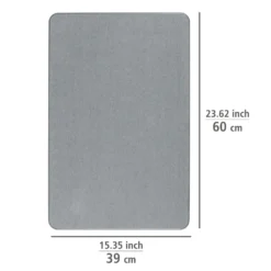 Wenko Badematte Simi Grau, 60 X 39 Cm -Vidaxlko Verkaufe 8cc715bd9e2b01c3c60044d09f86a3b8