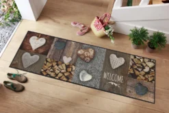 Salonloewe Fußmatte Rosis Patch Waschbarer Türvorleger Läufer , Größe:75 X 120 Cm -Vidaxlko Verkaufe 8d4dac110c6cd44326e451745cc9debc
