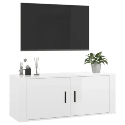 VidaXL TV-Wandschrank Hochglanz-Weiß 100x34,5x40 Cm -Vidaxlko Verkaufe 8d7d33d8e5ba587f668ca71dc0e4dffa