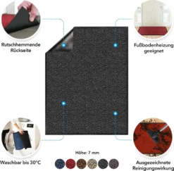 Antistatik-Schmutzmatte SKY Performa Rot 90 X 120 Cm -Vidaxlko Verkaufe 9004b7d06e467ac57542cff1289f3127