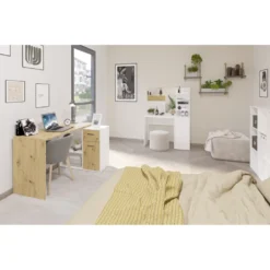 Schminktisch MARL Schreibtisch In Weiß Ca. 105 X 140 X 40 Cm 12 Schminktisch MARL Schreibtisch In Weiß Ca. 105 X 140 X 40 Cm -Vidaxlko Verkaufe 914ffbf7d55564889aa503c00a7e8a4b