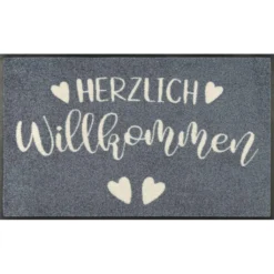 Wash+dry Fußmatte Herzensgruss Waschbare Schmutzmatte , Größe:50 X 75 Cm -Vidaxlko Verkaufe 91ba1a4ea617edc00b5de1e2e82be32e