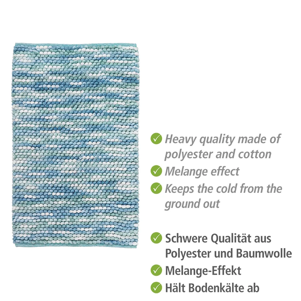 Wenko Badteppich Urdu Aqua 60 X 90 Cm 9 Wenko Badteppich Urdu Aqua 60 X 90 Cm – Bild 9
