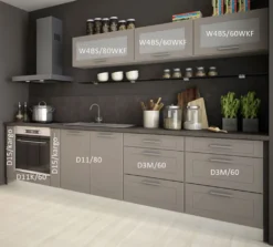 Küchenzeile Kvantum Einbauküche 9-teilig 290cm Artisan Eiche Front MDF Beige Matt -Vidaxlko Verkaufe 940827224c3da9a7d5b5e135c52e3589