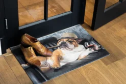 Fußmatte Englische Bulldogge, Humor, 50x75cm, Von Mars & More -Vidaxlko Verkaufe 942a3575a281fa31463c290996853eef
