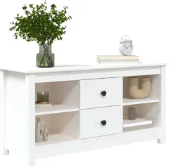 VidaXL TV-Schrank Weiß 103x36,5x52 Cm Massivholz Kiefer -Vidaxlko Verkaufe 94556cc105f15638f056a5aee750b58f