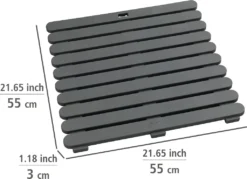Wenko Duschmatte Indoor & Outdoor Grau 55 X 55 Cm -Vidaxlko Verkaufe 9535b66df9e26bf861685a3ba73348ae