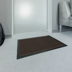 WEST & EAST Schmutzfangmatte - Braun-Schwarz 60 X 90 Cm - Fußabtreter - Sauberlaufmatte - Fußmatte - Bodenmatte - Türmatte - Fussmatte Innen Und Außen - Für Eingangsbereich - Rutschfest -Waschbar -Vidaxlko Verkaufe 9596b6fea0c4ae2acfa3eafde5631c44