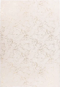 Kayoom - Hochflor Teppich Bijou 225 Creme / Gold Grösse: 120cm X 170cm