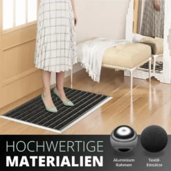 Fußmatte Außen Grau 55 X 90 Cm, Aluminium Fußmatten, Fußabtreter Außen, Schmutzfang Alu, Schmutzfangmatte Außenbereich, Fussmatte Aussenbereich, Türmatte Außen, Fußabstreifer Hauseingang, Abtreter -Vidaxlko Verkaufe 969fd582bbf41c92664621eb652f42c3