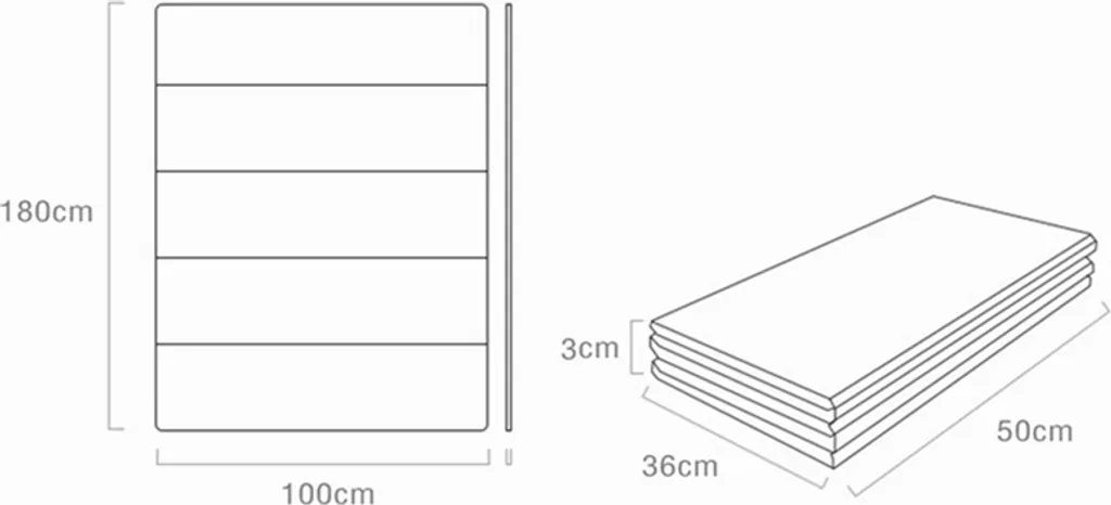 180*100cm Doppelseitige BabySpielmatte Krabbelmatte, Faltbare Wasserdichte Schaumstoff-Babymatte Krabbelmatte Grün 5 180*100cm Doppelseitige BabySpielmatte Krabbelmatte, Faltbare Wasserdichte Schaumstoff-Babymatte Krabbelmatte Grün – Bild 5