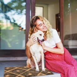 Relaxdays Kokos Fußmatte Mit Geometrischem Muster -Vidaxlko Verkaufe 97ab5e81340d57c3babfa6876d45d921