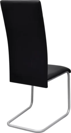 VidaXL Freischwinger 6 Stk. Schwarz Kunstleder -Vidaxlko Verkaufe 9916bc89d3e35a8ccd4bdbe3d3a2e400