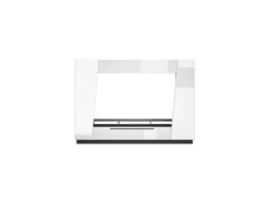 TV-Möbel TV-Wand Mit Stauraum & LEDs - MDF Lackiert - Weiß - CHACE -Vidaxlko Verkaufe 994be9357f4ac08885c500d662115552