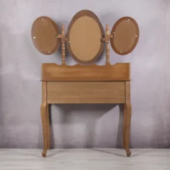 Melko Schminktisch Mit DREI Spiegeln Und Einem Hocker Im Shabby Chic BZW. Vintage-Look Mit Viel Stauraum, 105 X 40 X 144,5 Cm, Braun -Vidaxlko Verkaufe 996357c06a5a802b795659a2dd95236c