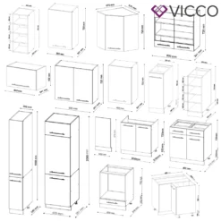 Vicco Eckküchenzeile Fame-Line Weiß Hochglanz 257 X 347 Cm Holzwerkstoff 9 Vicco Eckküchenzeile Fame-Line Weiß Hochglanz 257 X 347 Cm Holzwerkstoff -Vidaxlko Verkaufe 9c5b61af8dd6b65decab579d69a056e4