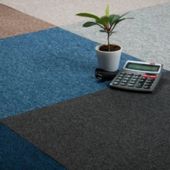 Teppichfliesen Selbstliegend Schatex Living ''2621 Hellblau'' Schlinge | 1 Teppichfliese = 50 X 50 Cm - Ideal Für Zuhause -Vidaxlko Verkaufe 9d35cf1c3db8ed910a64f3168017b6c2