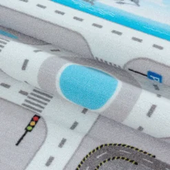 Kinderteppich,Digitaldruck,Verkehr Figur,WaschbarKettelteppich,Farbe:Grau, Farbe:GRAU, Grösse:120 Cm X 170 Cm -Vidaxlko Verkaufe 9d83321a7551e399bf179d92104754b3