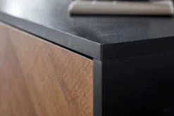 Lowboard Holz Schwarz / Eiche-Dekor 163x45x40 Cm TV-Kommode Mit Zwei Türen | Design TV-Schrank Hoch | Fernsehtisch Fernsehschrank Modern | Fernsehkommode Wohnzimmer -Vidaxlko Verkaufe 9dc8b82ce322287ddd206c43bfe9f0de